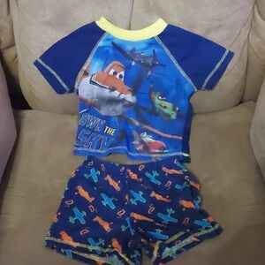 Kids Disney Planes Pjs  - Blue and Yellow